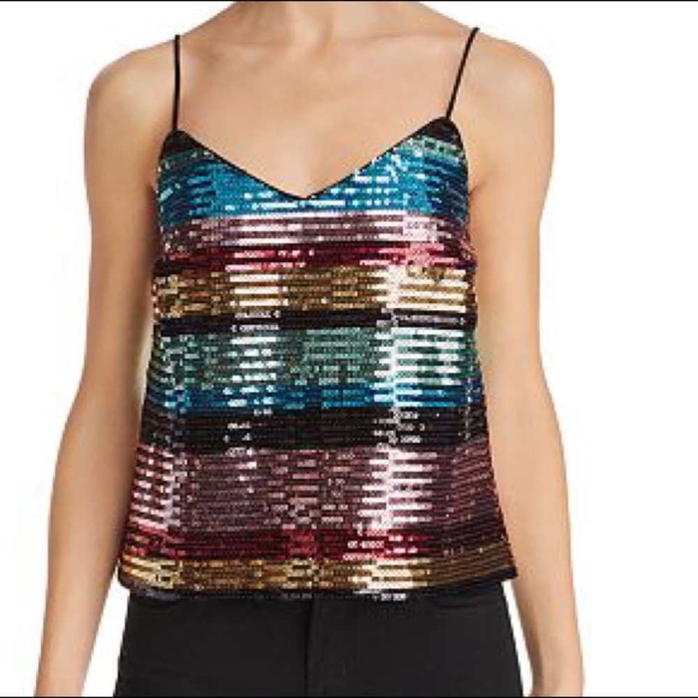 WAYF Sequined Camisole